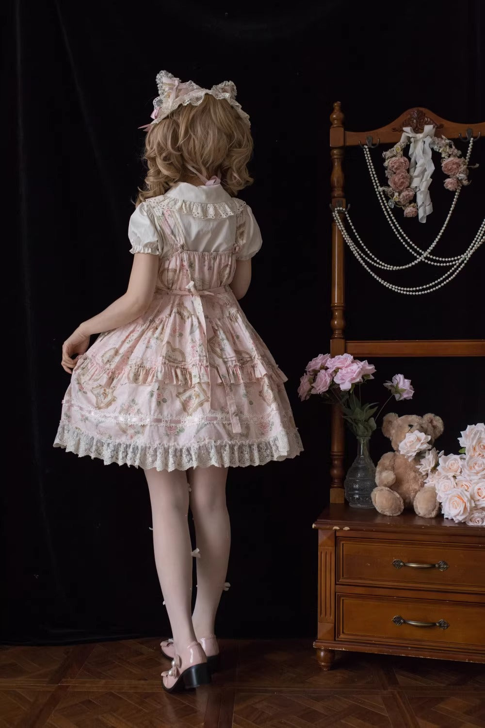 【受注予約~3/5】Victoria Cat ジャンパースカート(タイプ2) 【Moon River】