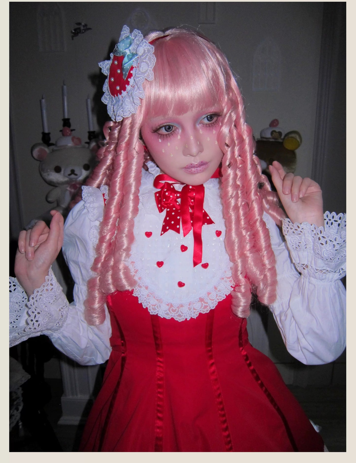 【受注予約~7/5】The Eccentric Strawberry Lady ワンピース【TaTaTa Lolita】