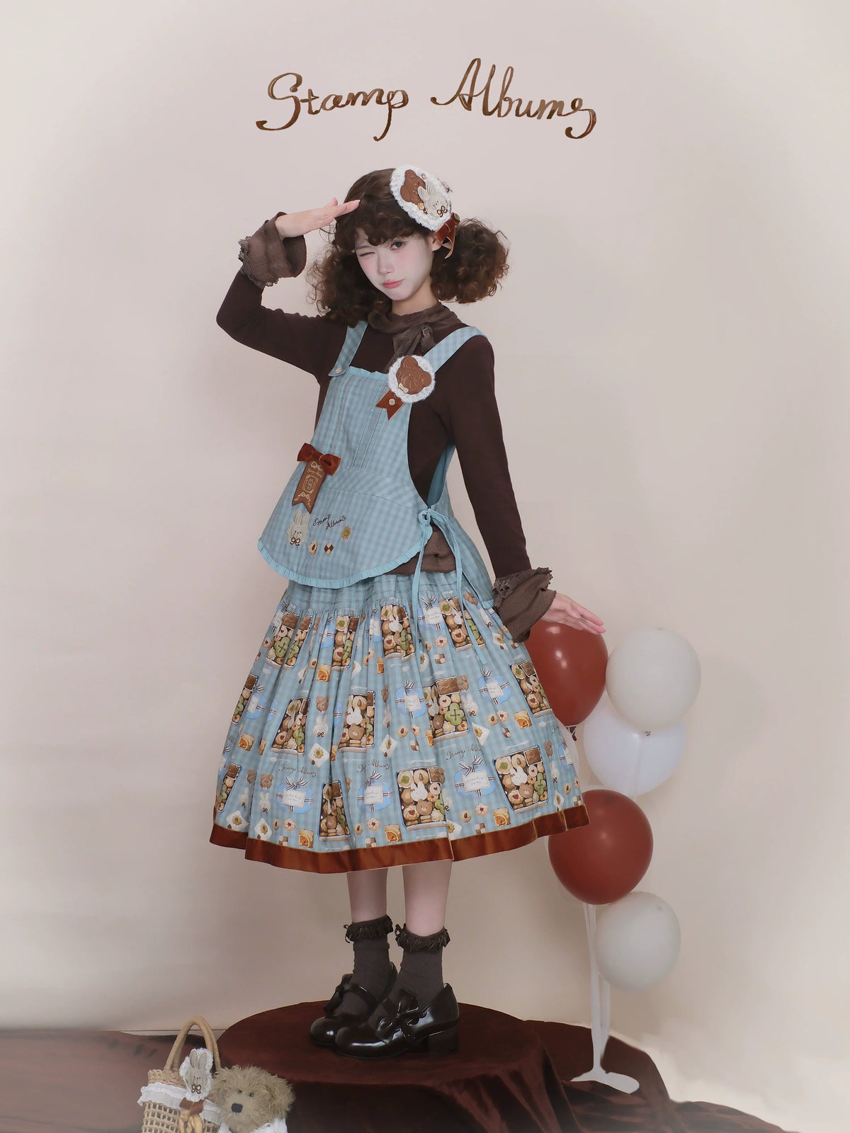 【受注予約~10/1】クッキー缶 アクセサリー【Stamp Albums】