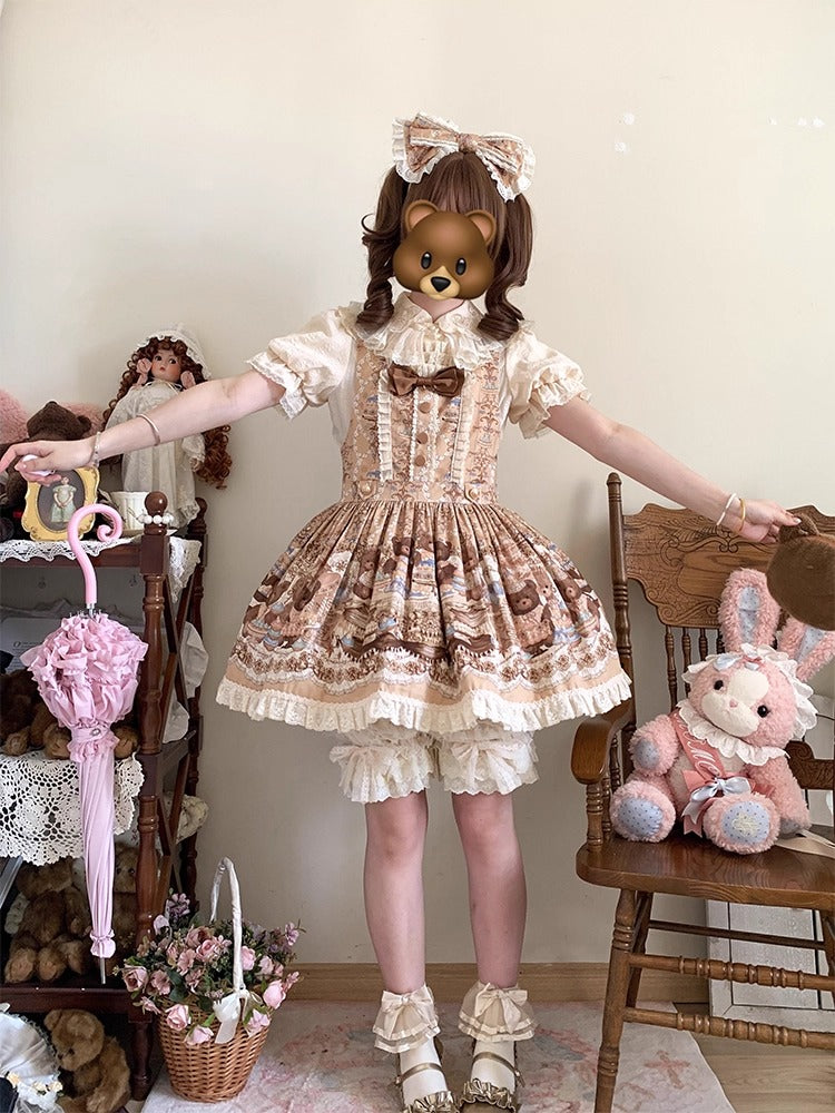 【受注予約~8/7】Macaroon Bear アクセサリー【Wendu's wardrobe】