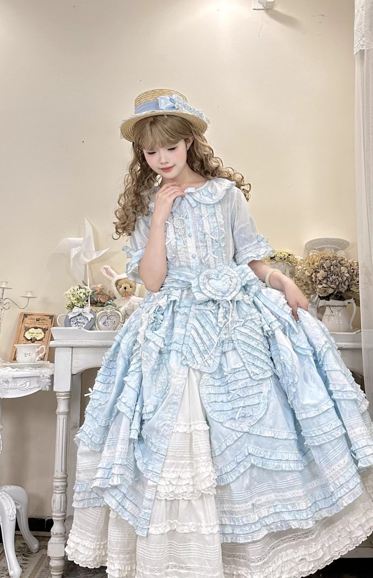 【受注予約~8/18】くらげのともしび スカート【MONO GIRL】