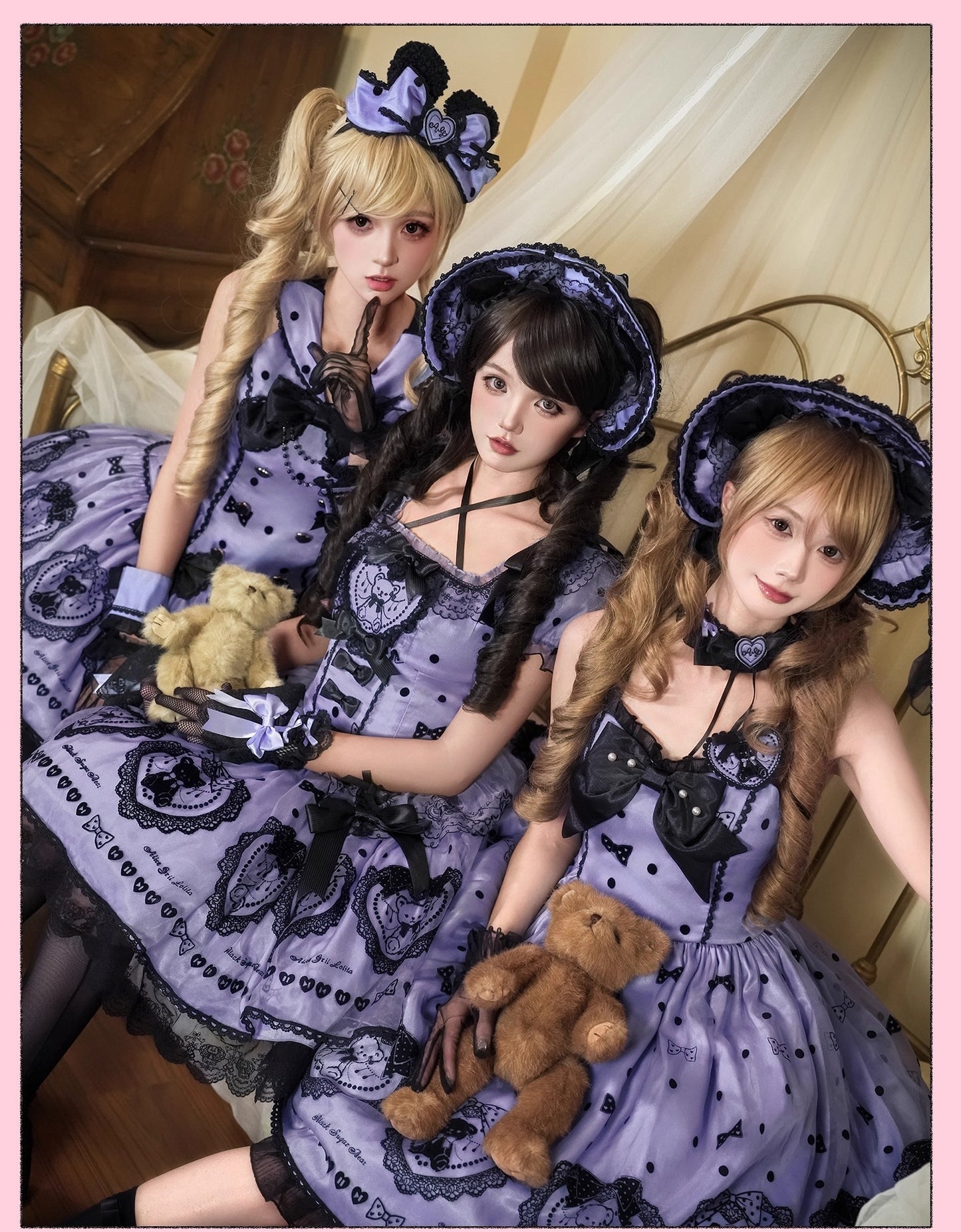 【受注予約~9/16】Brown Sugar Bear ジャンパースカート【Alice Girl】