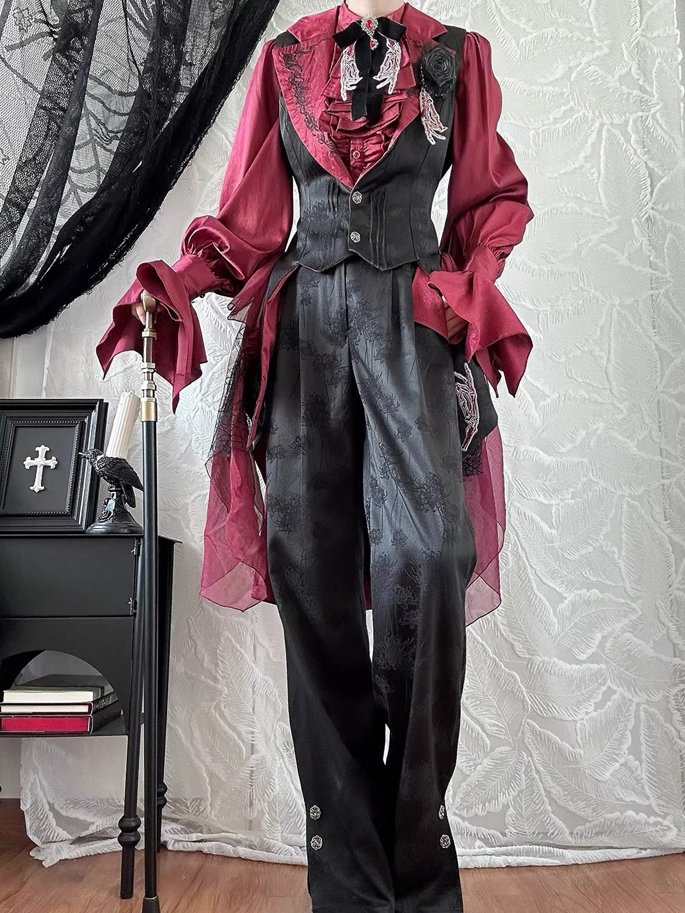 【受注予約~2/24】Returning on a Moonlit Night パンツ【Miss Point】