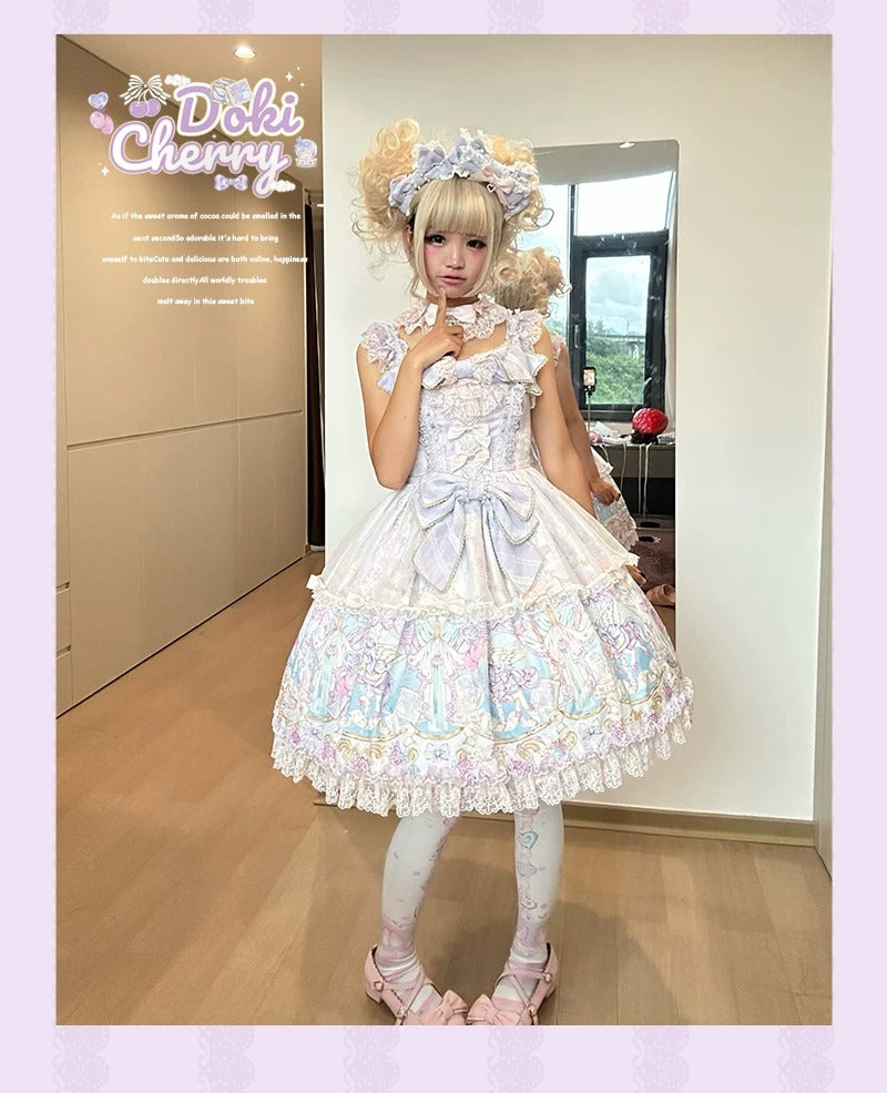 【受注予約~10/29】Paradise Carnival ワンピース・カチューシャセット【Doki Cherry】