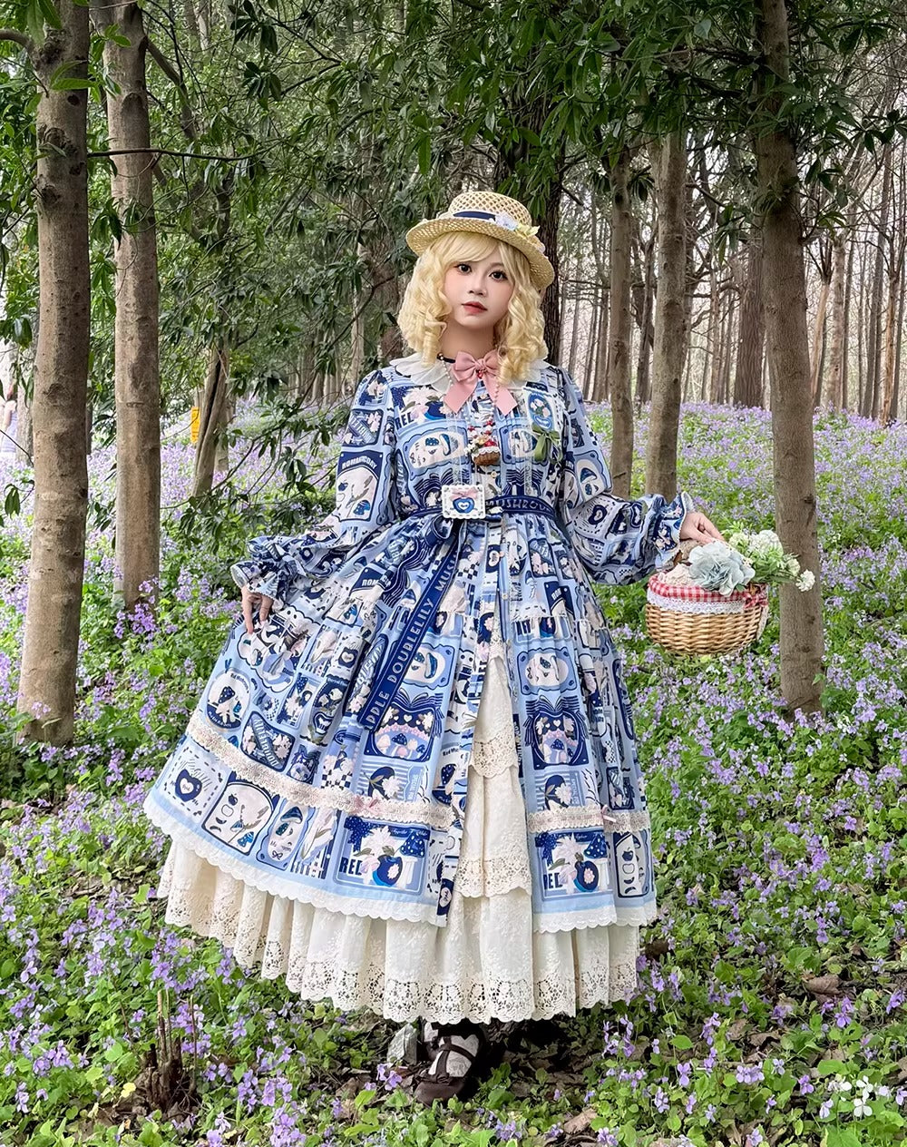 【受注予約~4/20】Assorted Mushrooms ワンピース【Miss Cube】