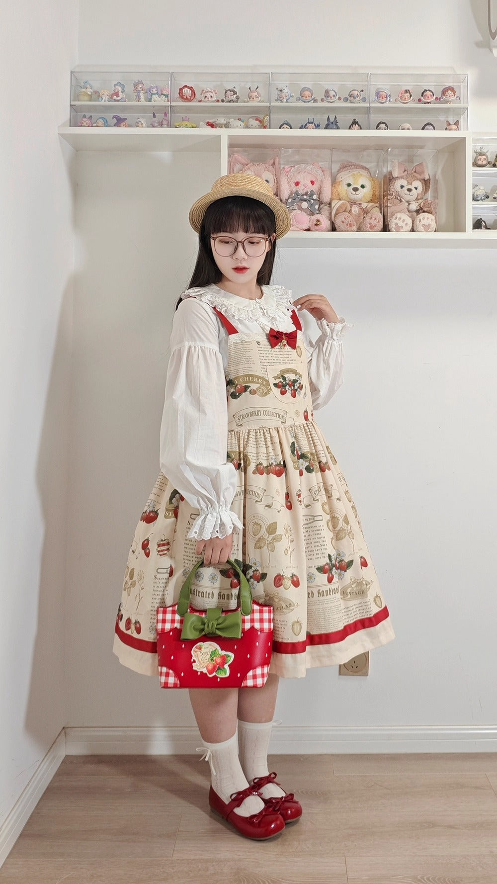 【受注予約~9/17】Grass art collection サロペット【Miss Cube】