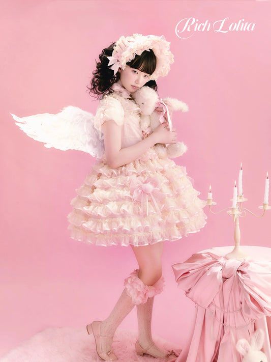 【受注予約~3/5】Cloud Puff ジャンパースカート・ブラウス【Rich】