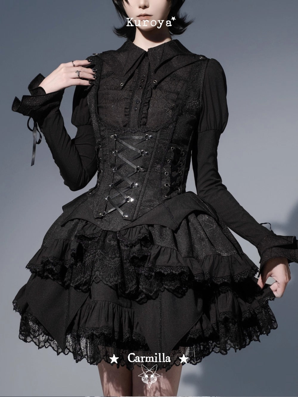 【受注予約~11/19】Camilla ブラウス・ベスト【Kuroya】