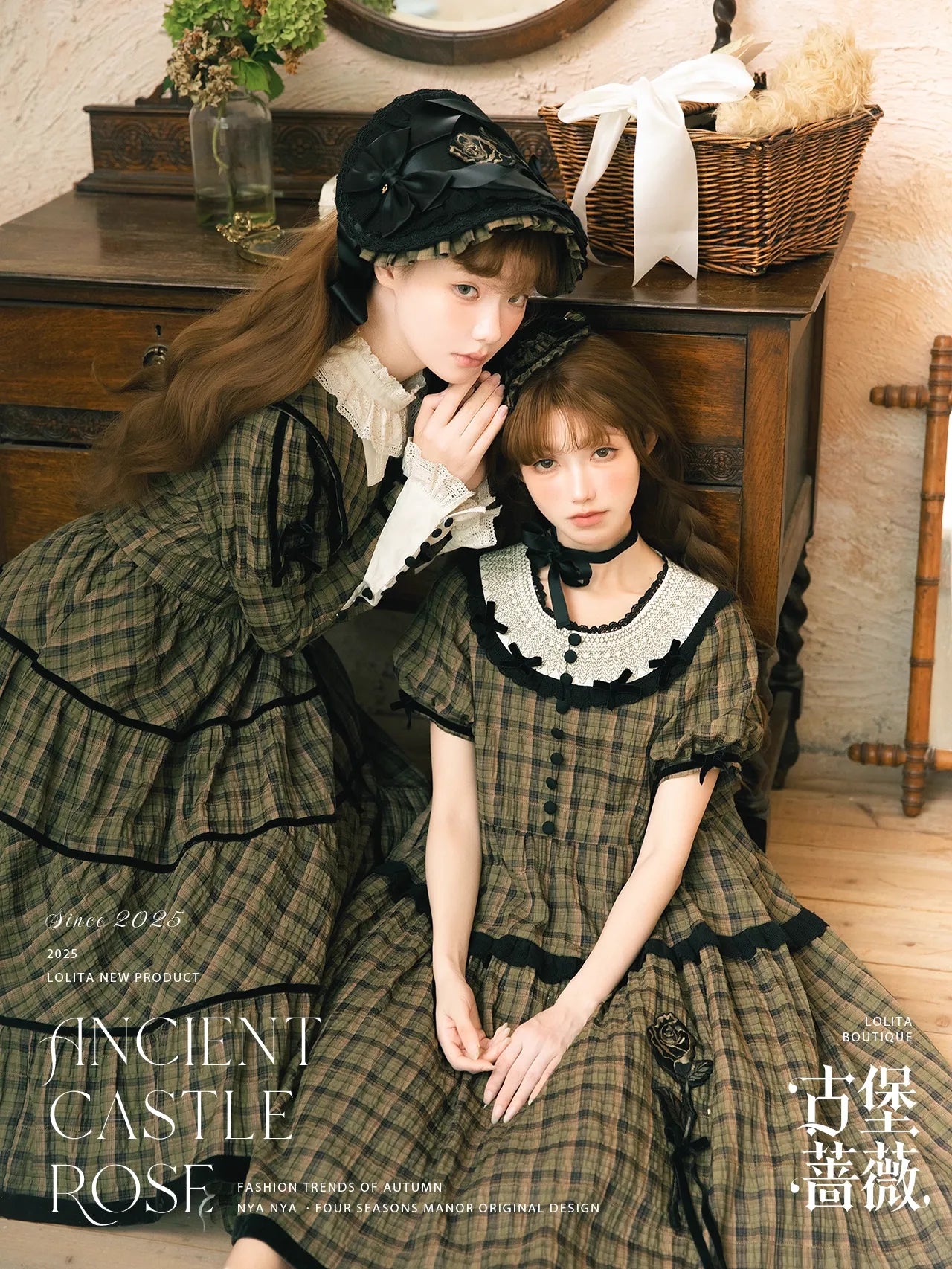 【受注予約~10/7】Castle Rose ワンピース【NyaNya】