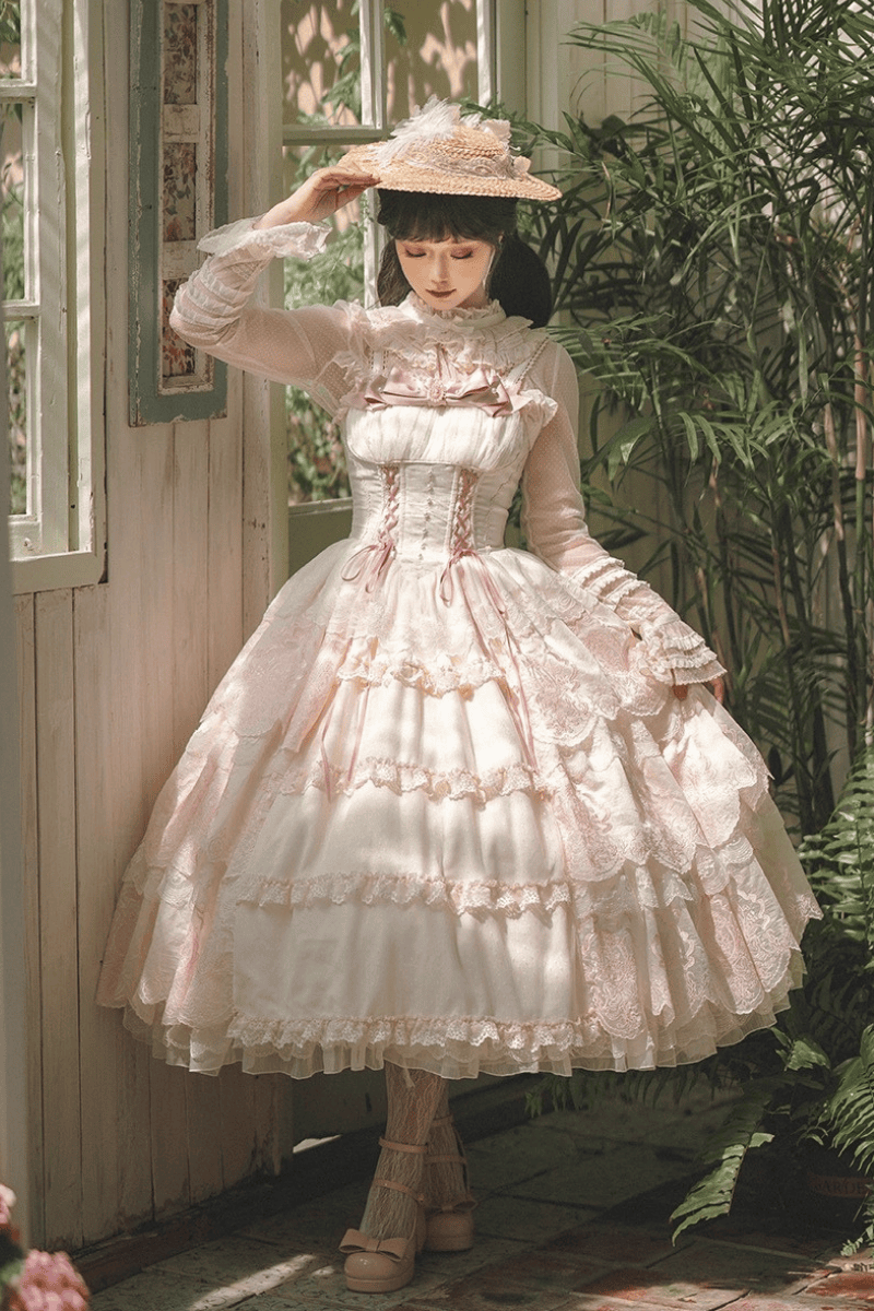 Point Gardens Jumper Skirt [Miss Point] – Epetice
