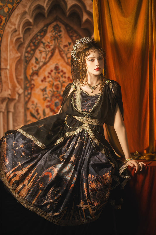 【受注予約~12/11】Stars ジャンパースカート【FaeriesDaffodil】