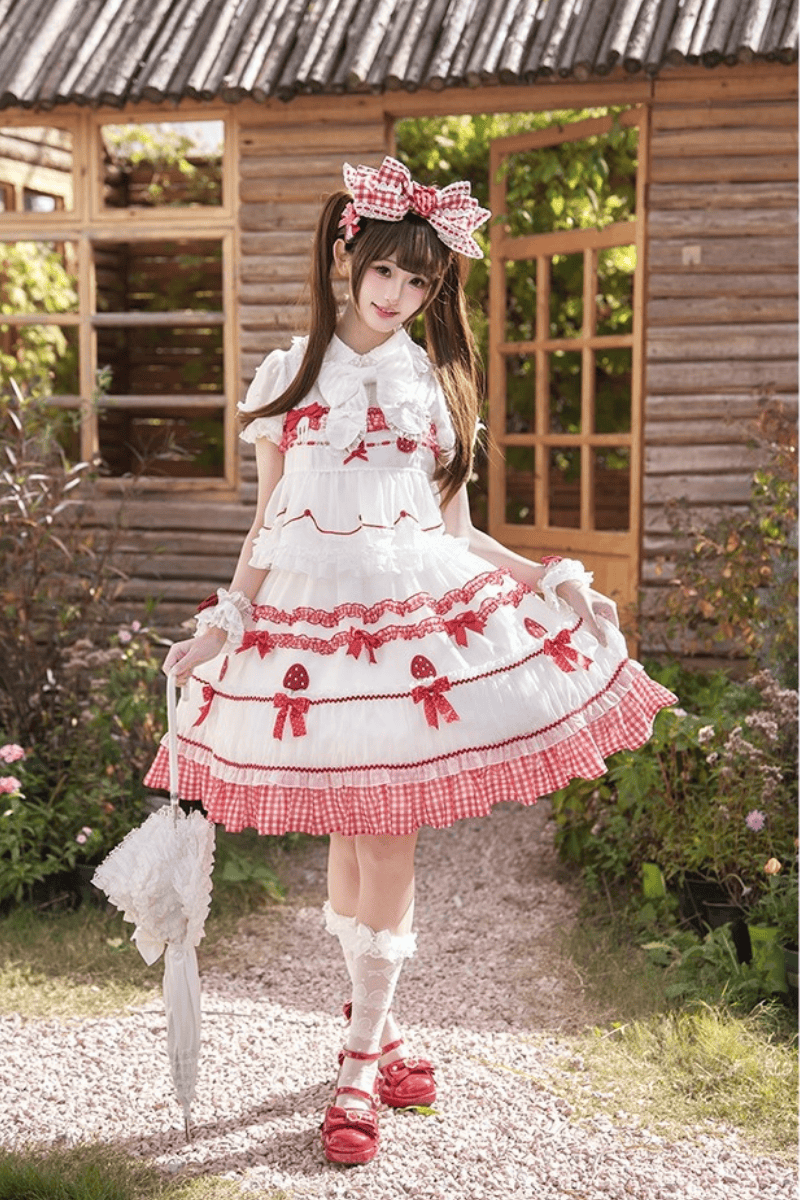 Strawberry Angel 2.0 ジャンパースカート(タイプ1)【仲夏物語】 – Epetice