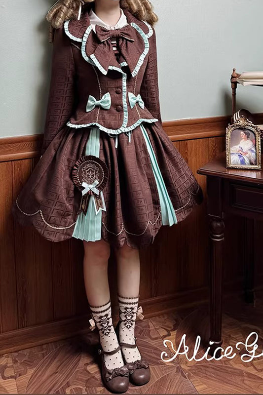 【受注予約~3/3】Chocolate Bear ジャンパースカート・スカート【Alice Girl】