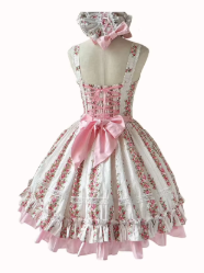 【受注予約~4/6】Among Flowers ジャンパースカート【Petite Gleam】