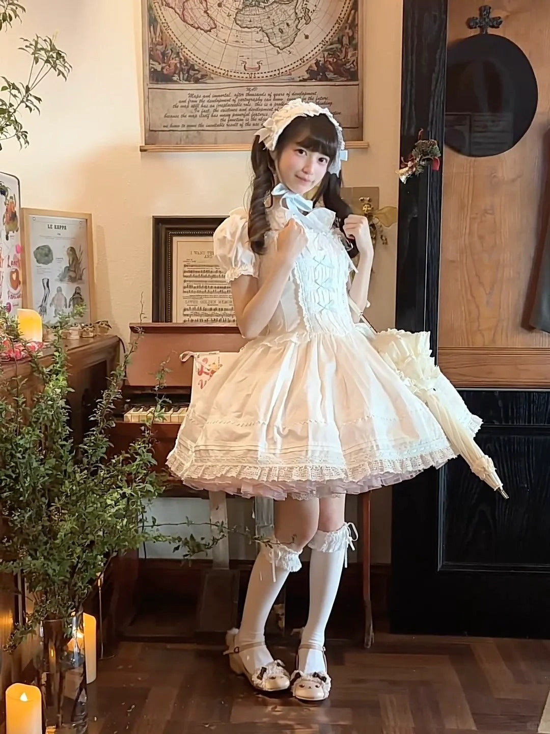 Laura Doll ジャンパースカート(ローウエスト)【小能熊】