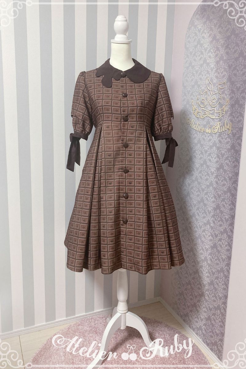 大人のビターチョコ ワンピース【Atelier Ruby】 – Epetice