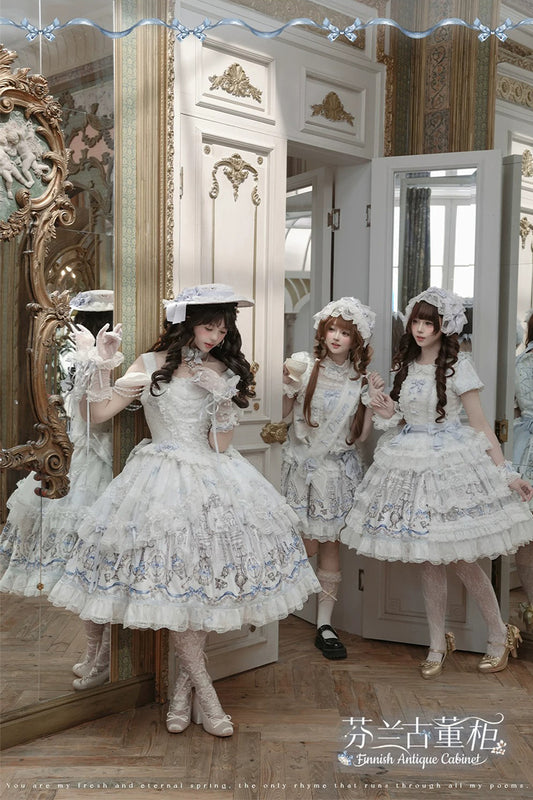 【受注予約~5/28】Finnish Antique Cabinet ワンピース・ジャンパースカート【Dream Lolita】