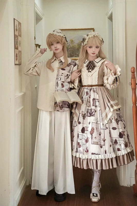 【受注予約~11/15】Seed Catalogue ワンピース・ジャンパースカート・ブラウス・フルセット【LiYou】