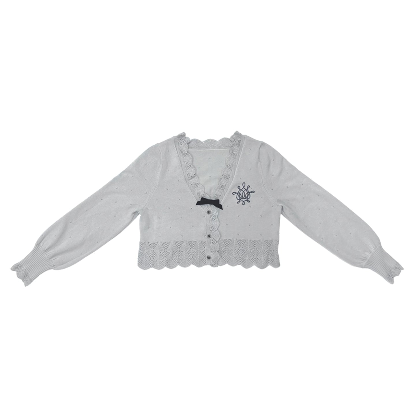 【受注予約~10/7】Laiya Academy カーディガン【iris de nuit】