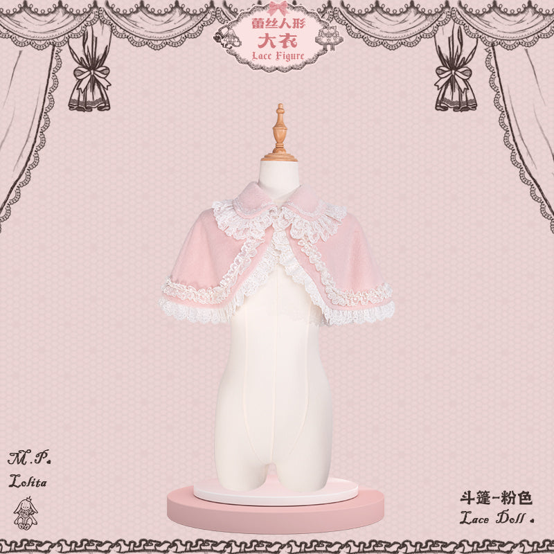 【受注予約~12/23】Race Doll ケープ・コート【花与珍珠匣】