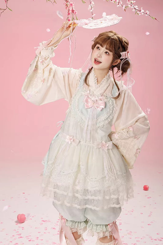 【受注予約~4/2】桃の安らぎ エプロン【NDC】