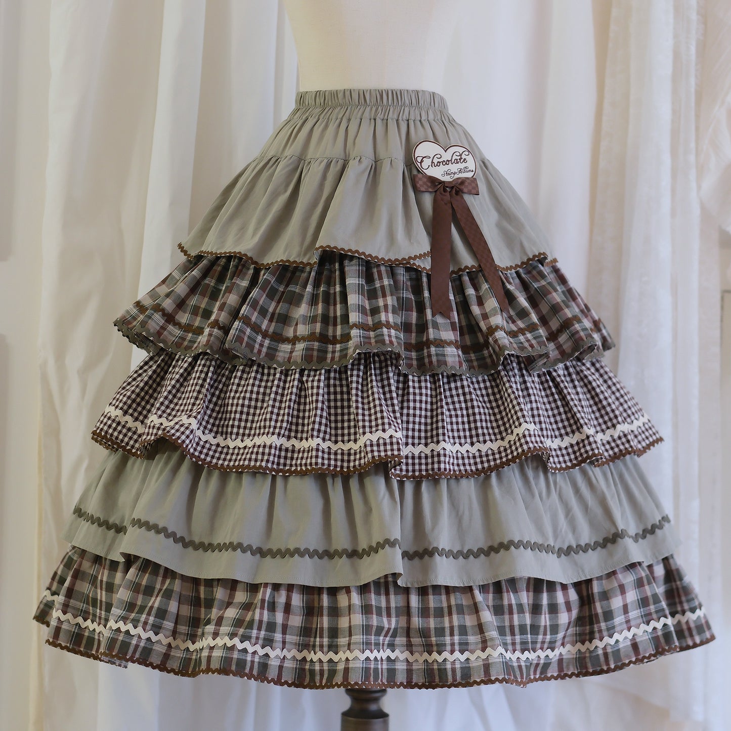 【受注予約~11/10】Bear Cake トップス・スカート【Stamp Albums】