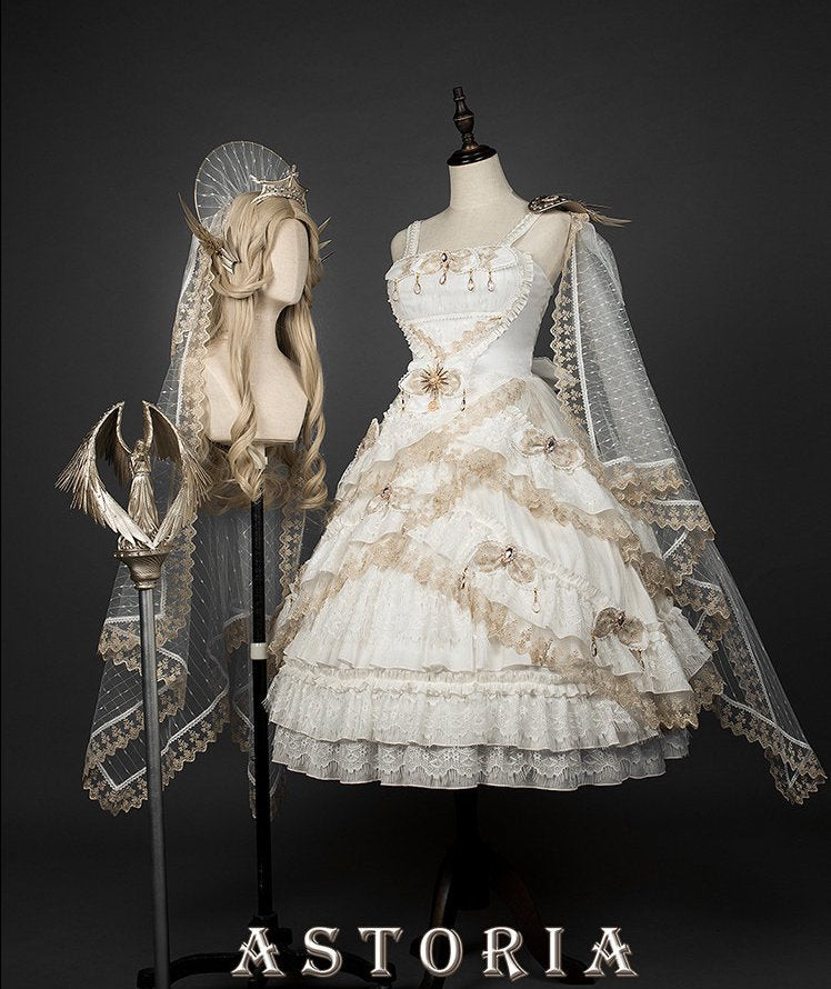 【取り寄せ】ASTORIA 天使と悪魔のジャンパースカート+ヘアアクセサリーセット【YUPBRO】