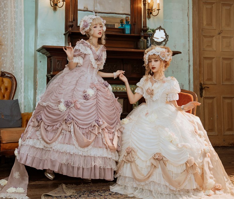 【取り寄せ】Antique Lace ジャンパースカート【Henrietta】