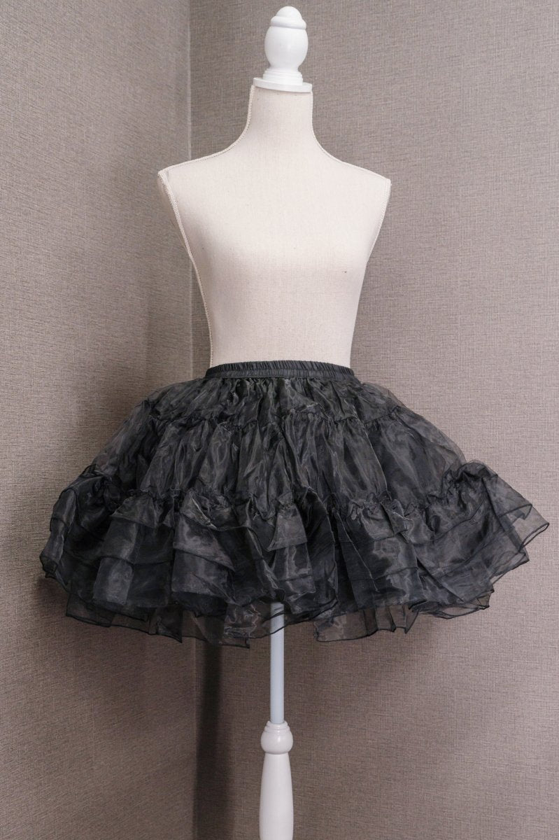 【即納】オーガンジー・チュールボリュームパニエ(43cm)【Epetice】