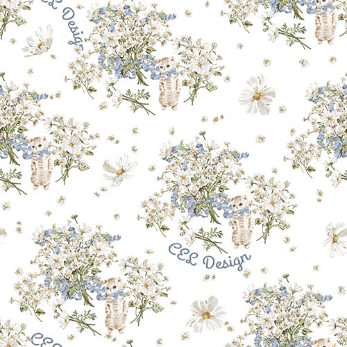 【受注終了/2023年6-8月発送予定】Chamomile Cat ワンピース【CEL】