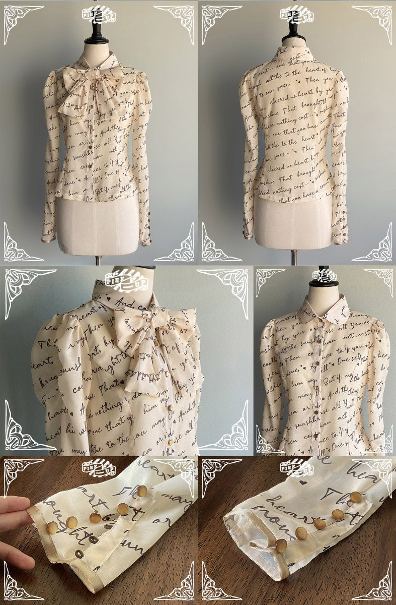 【受注終了/2023年6-8月発送予定】"Chooocolate"ブラウス【PINK UP】