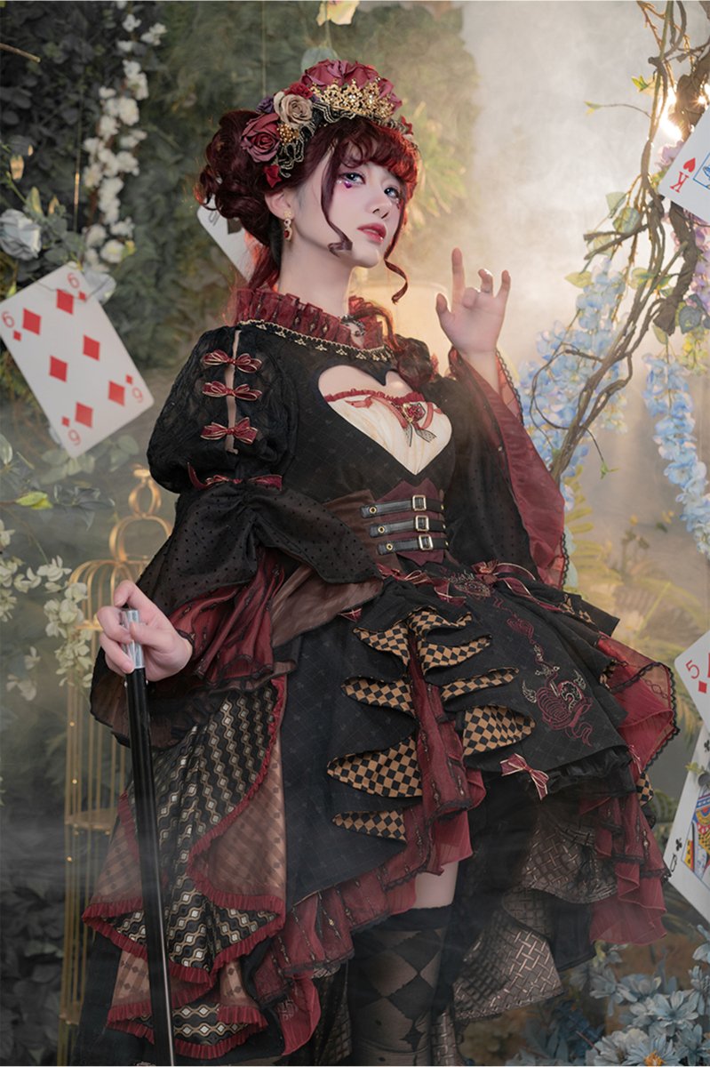 紅の女王 ワンピースセット【Fantastic Wind】 – Epetice