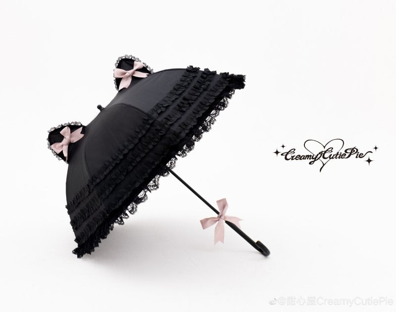 【取り寄せ】ネコ耳晴雨兼用傘【CreamyCutiePie】