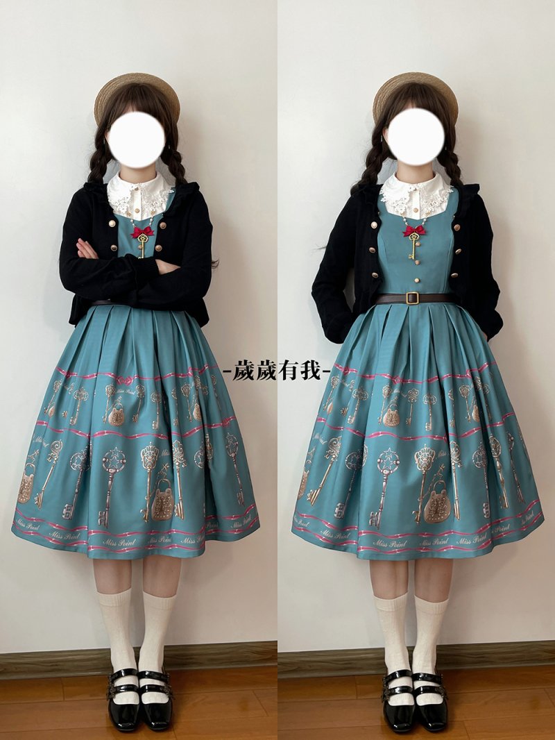 【取り寄せ】Antique Key ジャンパースカート【Miss Point】