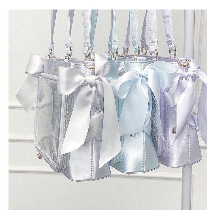 【取り寄せ】サイド編み上げリボン-ナイロンver.-痛バッグ【FUYUUNEKO】