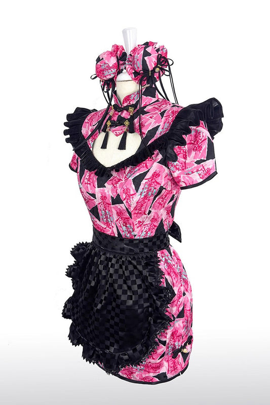 ラブリーキョンシー チャイナドレスセット【Red Thorns】