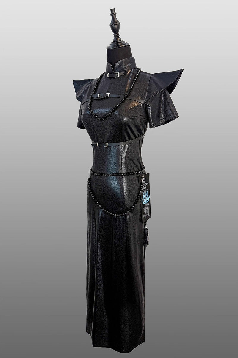 MidnightCrow Chinese Dress [Red Thorns]