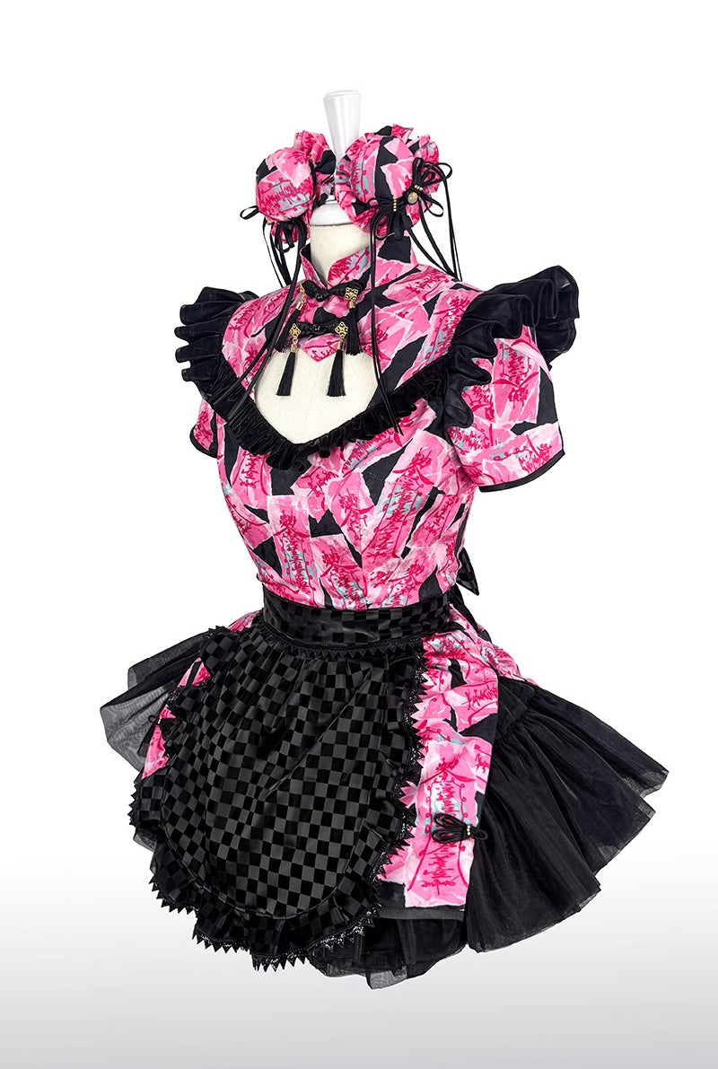 ラブリーキョンシー チャイナドレスセット【Red Thorns】 – Epetice