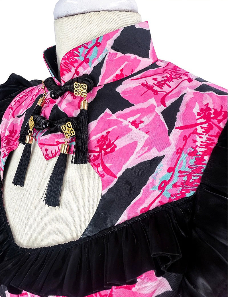 ラブリーキョンシー チャイナドレスセット【Red Thorns】