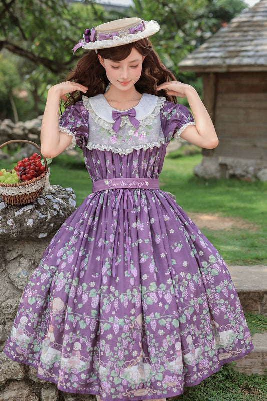 【受注予約~7/29】Vineyard Serenade ワンピース【TwilightCrush】