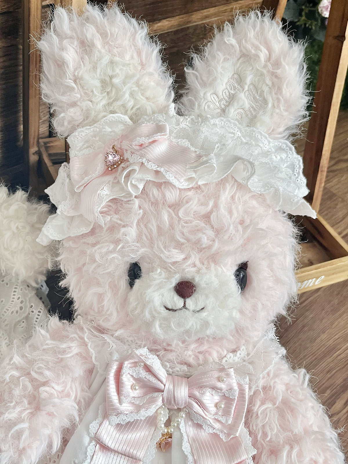 【受注予約~11/13】Rabbit Puff ぬいぐるみバッグ【Sheep Puff】