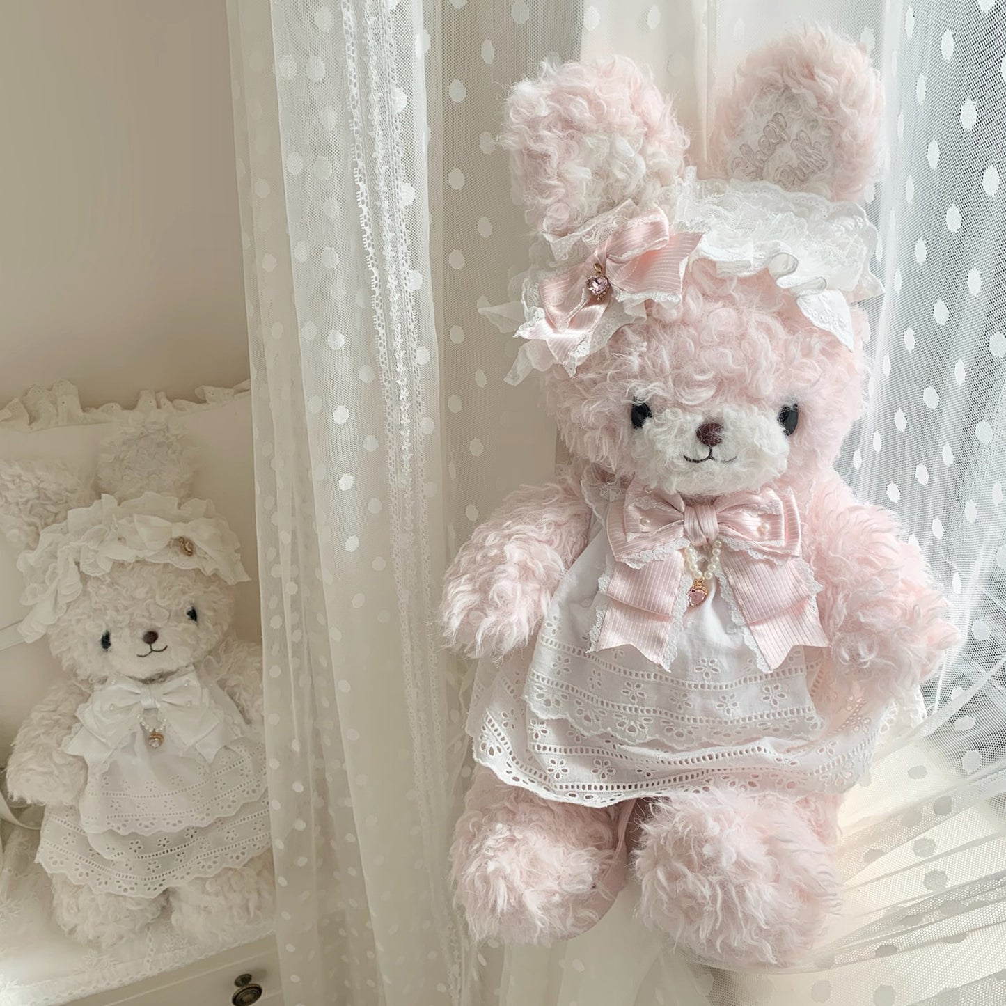 【受注予約~11/13】Rabbit Puff ぬいぐるみバッグ【Sheep Puff】