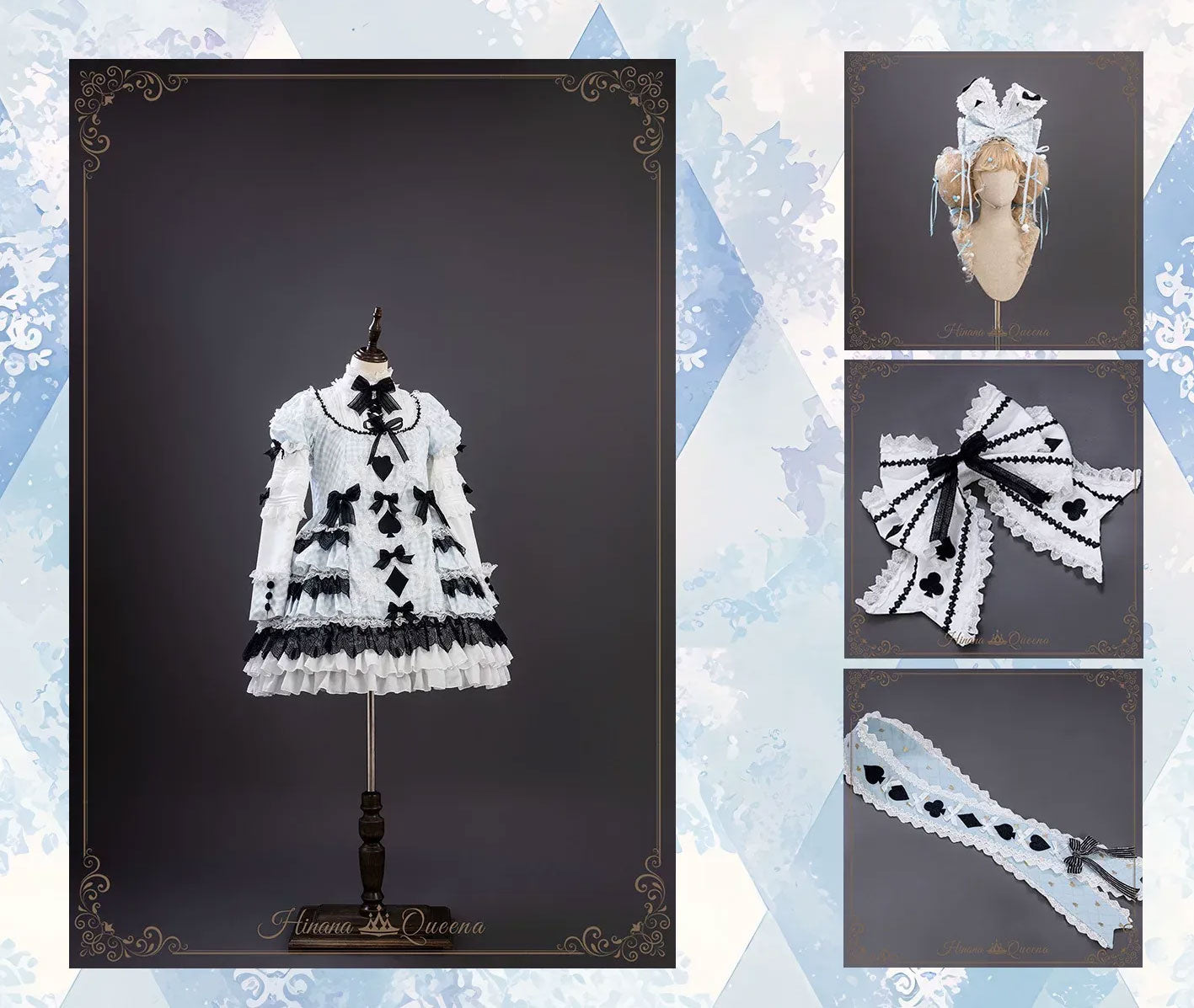 【受注予約~7/23】Alice’s Porcelain Doll ワンピース・フルセット【Hinana Queena】