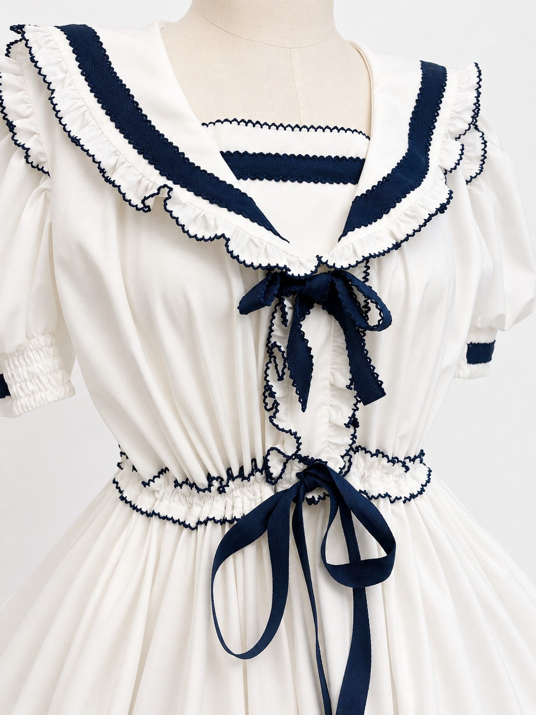 【受注予約~8/30】Perles de rosée セーラーワンピース【Baroque】