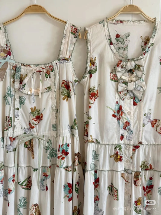 【受注予約~4/30】Ice Cream ジャンパースカート(タイプ2)【Maple Sugar】