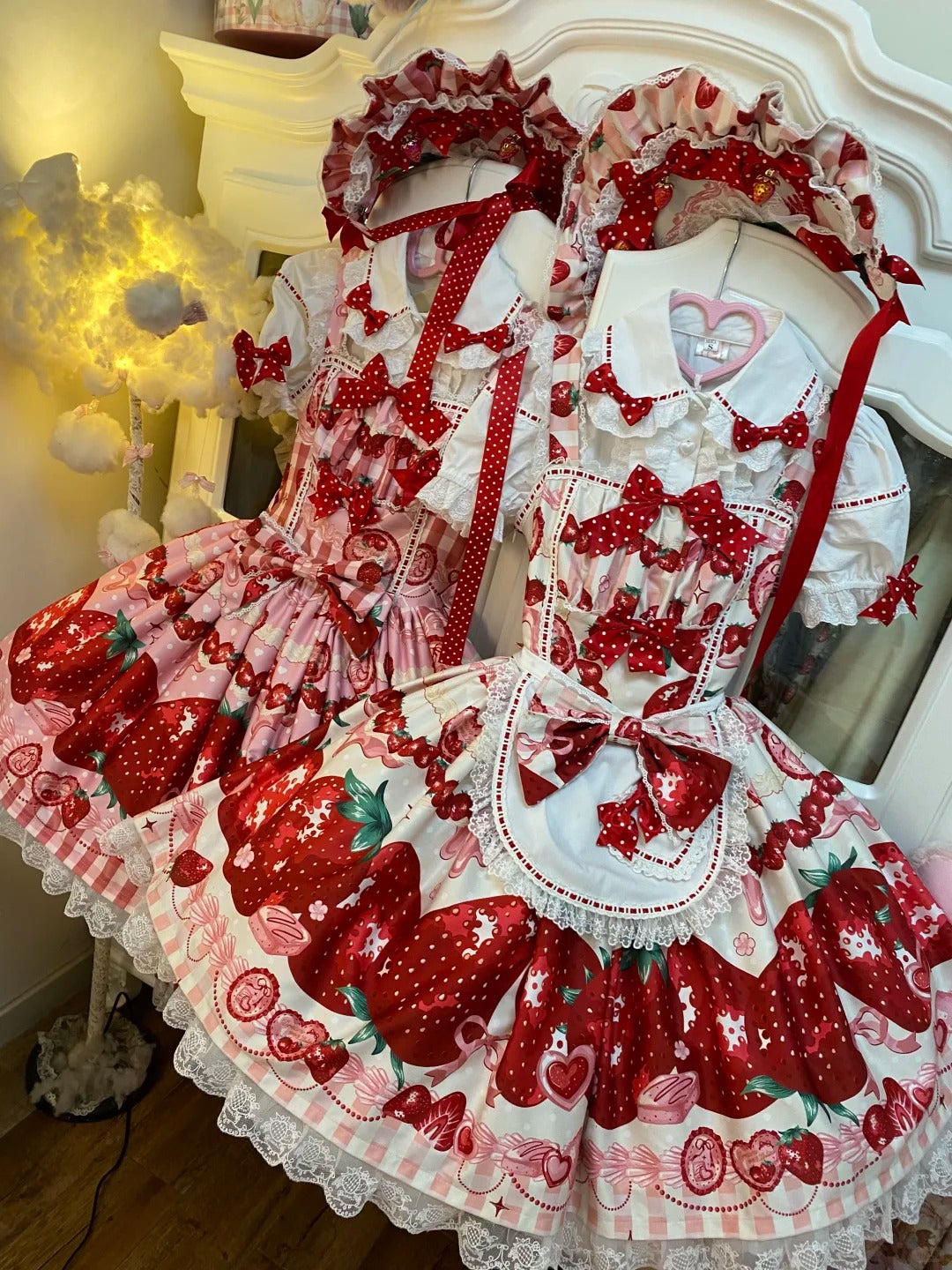 Strawberry Cream ジャンパースカート【Dream Lolita】 – Epetice