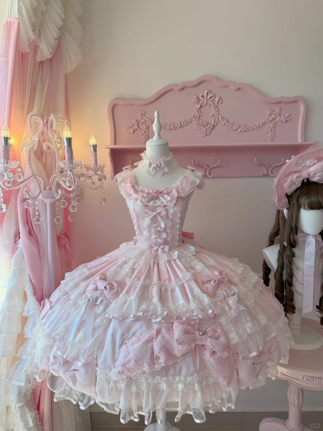 epetice 宝石姫　姫ロリ　ロリィタ　お姫様　ドレス　ロリータ　ワンピース 宝石姫 フルセット【Dream Lolita】 – Epetice