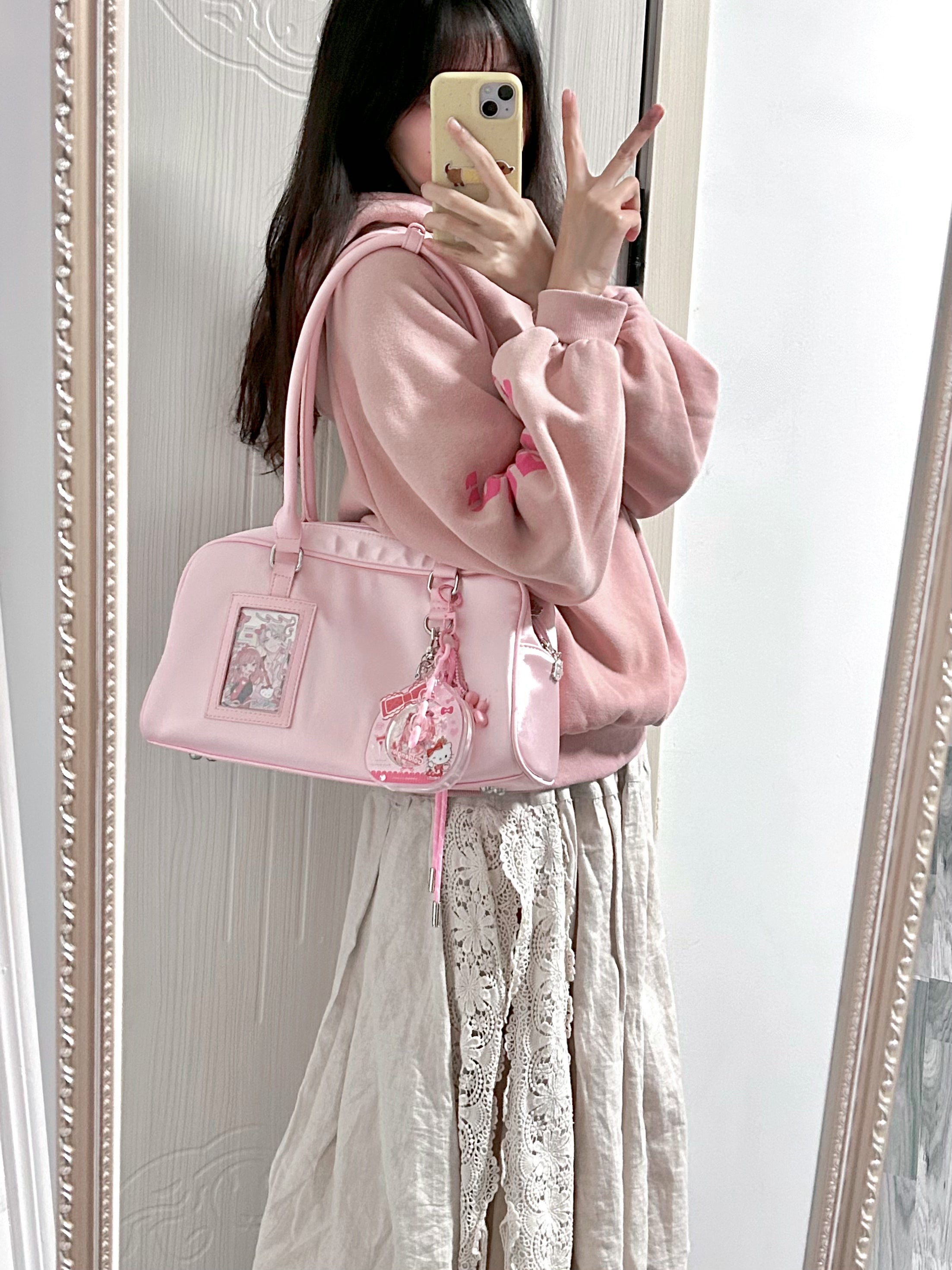 ぬい窓つきトート痛バッグ【SHEEP PUFF】 – Epetice