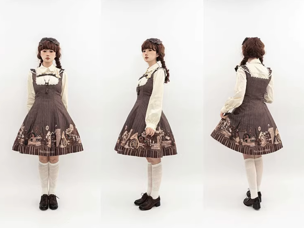 【受注予約~12/24】Baroque ジャンパースカート【Liliberry】