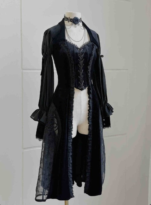 受注予約~10/15】夜の旅人 ジャケット・ブラウス・コルセット【SUSIN  